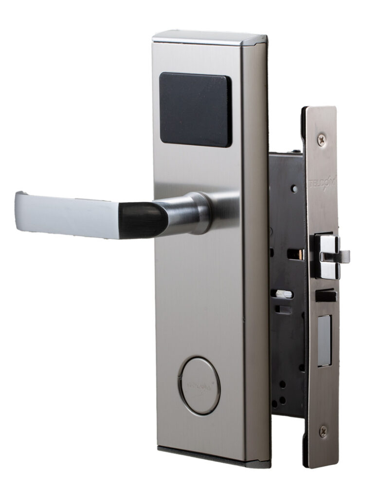 Coral kartlı otel kapı kilidi – paslanmaz çelik elektronik kilit modeli