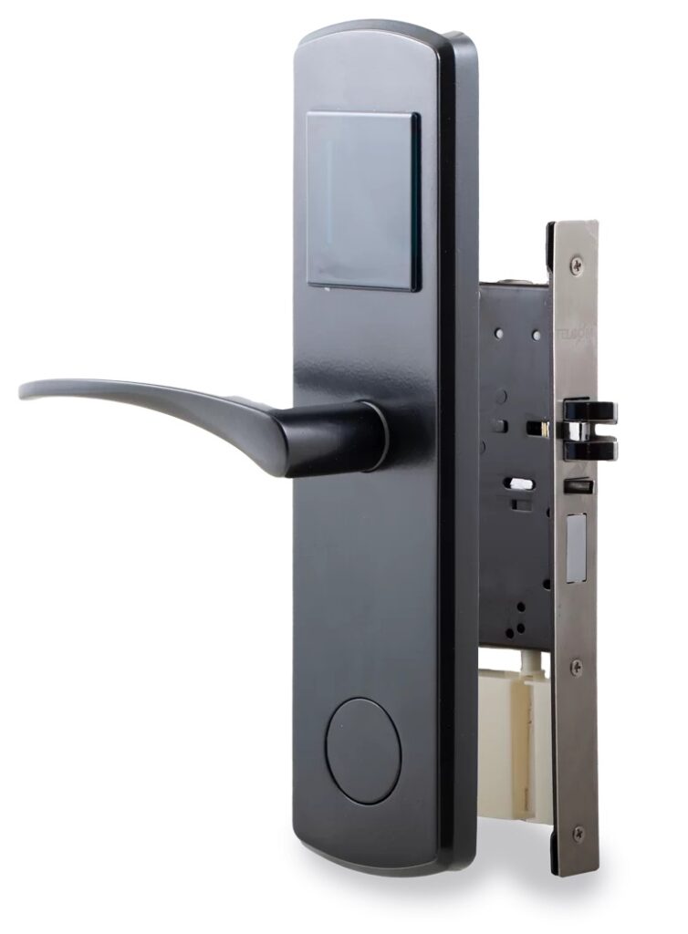 General Mamba kartlı otel kapı kilidi – siyah renkli elektronik kapı kilidi modeli